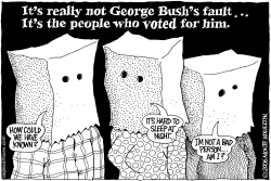 BUSH VOTERS by Wolverton