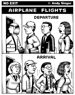 AIRPLANE FLIGHTS by Andy Singer