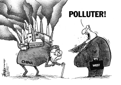 THE POLLUTER IS CHINA by Manny Francisco