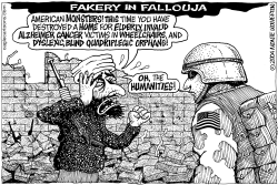 FAKERY IN FALLOUJA by Monte Wolverton