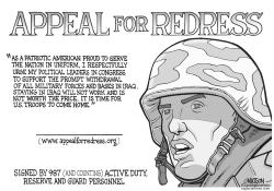 SOLDIERS' APPEAL FOR REDRESS by R.J. Matson