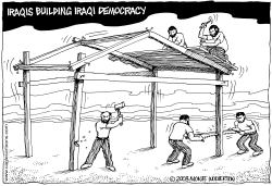BUILDING IRAQI DEMOCRACY by Monte Wolverton