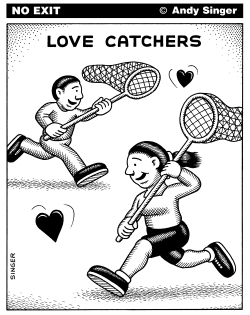 LOVE CATCHERS by Andy Singer
