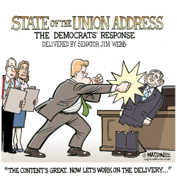 STATE OF THE UNION: DEMOCRATS RESPONSE- by R.J. Matson