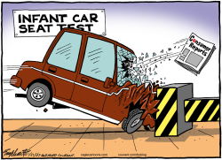 INFANT SEAT CRASH TEST by Bob Englehart