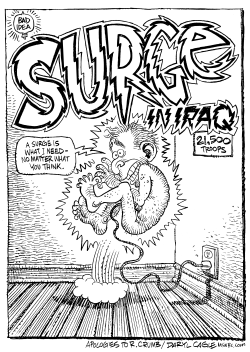 SURGE IN IRAQ COMIX by Daryl Cagle
