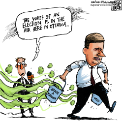 CANADA WHIFF OF AN ELECTION COLOUR by Tab
