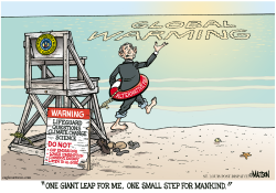 ONE GIANT LEAP FOR GEORGE BUSH () -  by R.J. Matson