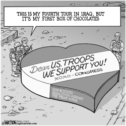 V-DAY FOR TROOPS IN IRAQ by R.J. Matson