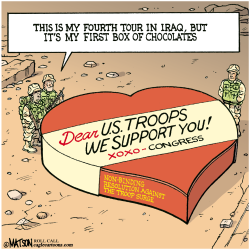 V-DAY FOR TROOPS IN IRAQ- by R.J. Matson