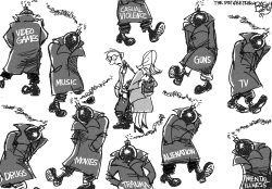 TICKING TIME BOMBS by Pat Bagley