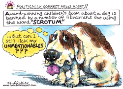 POLITICALLY CORRECT DOG  by Sandy Huffaker