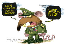 WALTER REED RAT  by Daryl Cagle