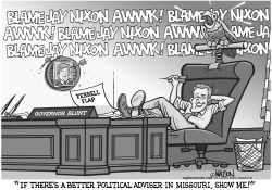LOCAL MO-GOVERNOR BLUNT BLAMES JAY NIXON by R.J. Matson
