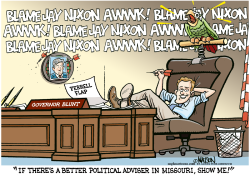 LOCAL MO-GOVERNOR BLUNT BLAMES JAY NIXON- by R.J. Matson