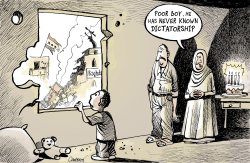4 YEARS OF WAR IN IRAQ by Patrick Chappatte