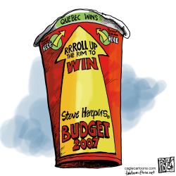 CANADA RRROLL UP THE BUDGET COLOUR by Tab