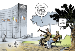 EUROPE IS 50 YEARS OLD by Patrick Chappatte