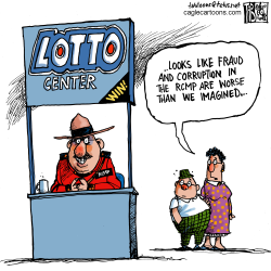 CANADA RCMP LOTTO COLOUR by Tab