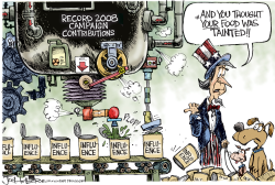CAMPAIGN DONATIONS by Joe Heller