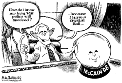 BUSHS CRYSTAL BALL by Jimmy Margulies