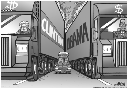 CLINTON OBAMA FUNDRAISING by R.J. Matson
