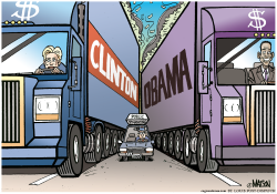 CLINTON OBAMA FUNDRAISING- by R.J. Matson
