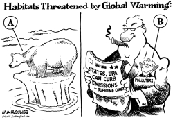 HABITATS THREATENED BY GLOBAL WARMING by Jimmy Margulies