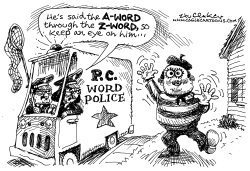 PC WORD POLICE by Sandy Huffaker
