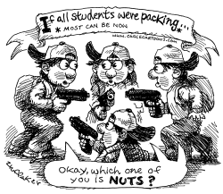 STUDENT GUNS by Sandy Huffaker