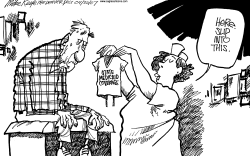 STATE MEDICAID PROGRAM by Mike Keefe