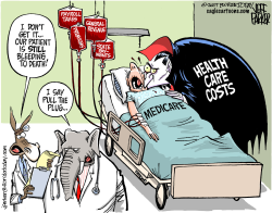 MEDICARE DRAINED  by Jeff Parker