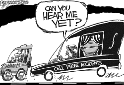 CELL PHONE FATALITIES by Pat Bagley
