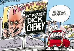 LOCAL CHENEY COMES TO UTAH by Pat Bagley