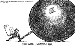 POW MCCAIN by Mike Keefe