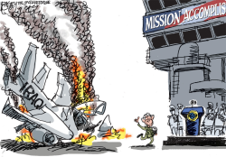 MISSION ACCOMPLISHED  by Pat Bagley