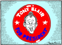 TONY BLAIR  by Bob Englehart