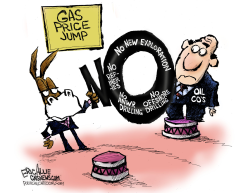 GAS PRICE JUMP by Eric Allie