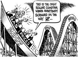 GAS PRICE ROLLERCOASTER by John Trever