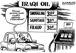 IRAQI OIL LOSSES by Jimmy Margulies