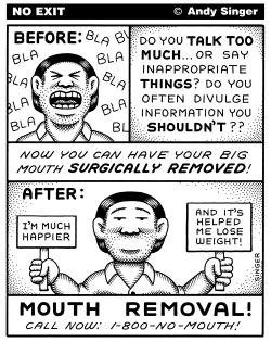 MOUTH REMOVAL SURGERY by Andy Singer