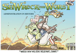 SHWRECK THE WORST ADMINISTRATION IN HISTORY- by R.J. Matson