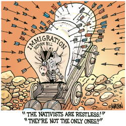 IMMIGRATION REFORM BILL ATTACKED FROM ALL SIDES- by R.J. Matson
