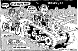 STOPPING THE BUSH WAR MACHINE by Monte Wolverton