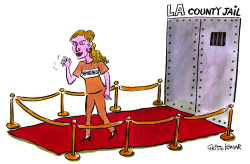 PARIS HILTON-IN AND OUT OF JAIL -  by Christo Komarnitski