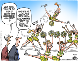 CHEERLEADING ATHLETES  by Jeff Parker
