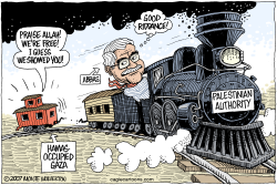 THROW HAMAS FROM THE TRAIN  by Monte Wolverton