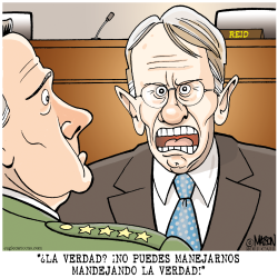 EL SENADOR REID PUEDE MANEJAR LA VERDAD /  by R.J. Matson