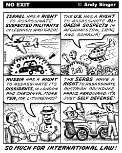 EVERYONE IS DOING FOREIGN ASSASSINATIONS by Andy Singer