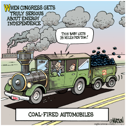 COAL-FIRED AUTOMOBILES- by R.J. Matson